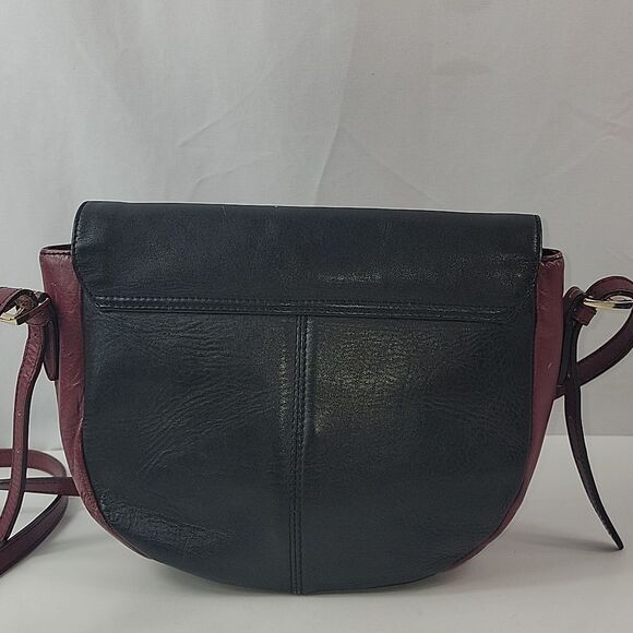 Halogen Leather Saddlebag Women's Handbag - Picture 3 of 16